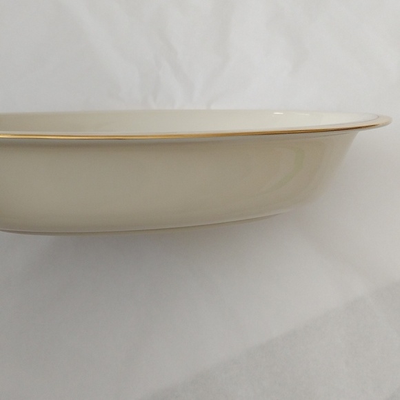 Vintage Lenox Bone China Nydia Oval Vegetable Bowl, 9.5" - Picture 3 of 9